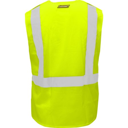 Ironwear Breakaway Safety Vest Class 2  w/ 2" Reflective Tape (Lime/3X-Large) 1284BRK-L-3XL